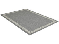 Madrid frame grå - teppe med gummiunderside