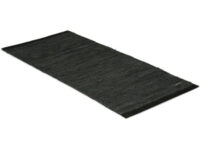 Leather rug svart - fillerye