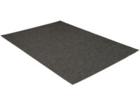Essex svart - flatvevd teppe