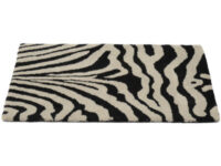 Zebra svart/grå - dørmatte