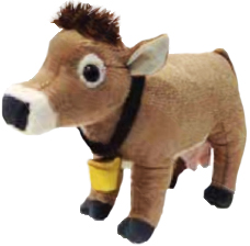 Ku med bjelle, 30cm - Wild Republic