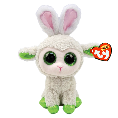Beanie Boos Mary Lam (med kaninører) - TY Kosedyr