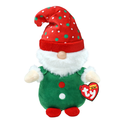 Beanie Boos Gnolan Gnome (grønn) - TY Kosedyr