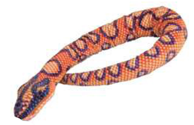 Regnbueboa, 135cm (oransjeprikket) - Wild Republic
