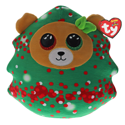 Squishy Beanies Everett Bamse som juletre - TY Kosedyr