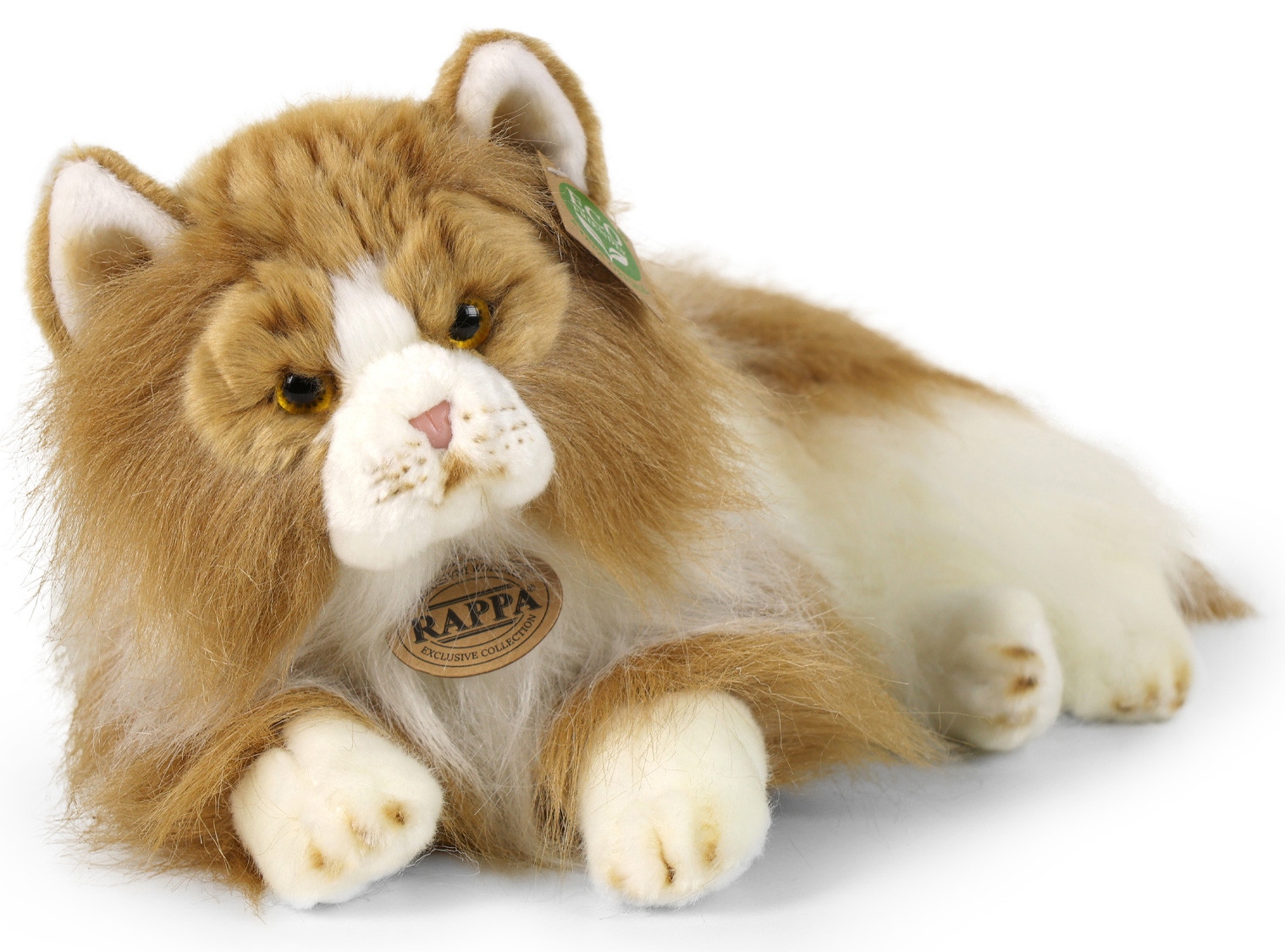 Perser Katt (brun/hvit) - Rappa Toys