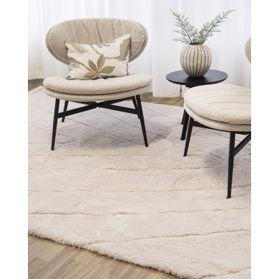 Nimbus Lines linen - ryeteppe