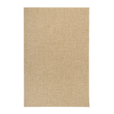 Rivas beige - flatvevd teppe