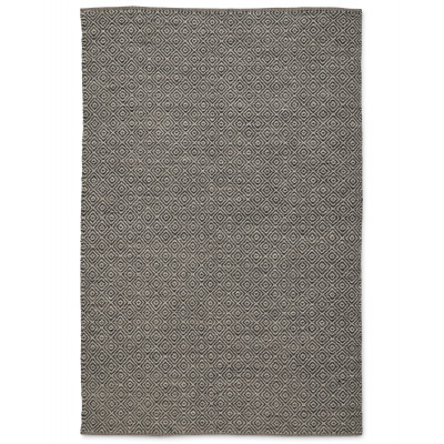 Abisko grey mix - håndvevd ullteppe