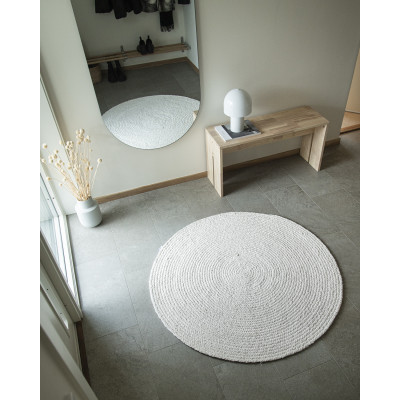Smickra rund hvit - fillerye