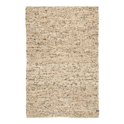 Iceland beige - håndvevd ullteppe