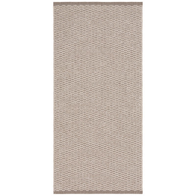 Signe beige - plast- og garnteppe