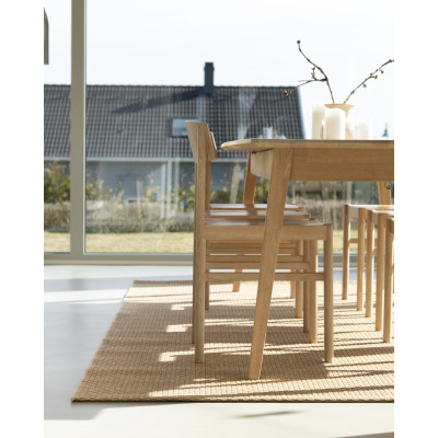 Pampa beige - flatvevd teppe