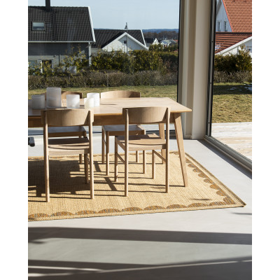 Bella natur/multi - flatvevd teppe