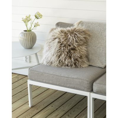 Shansi beige snowtop - putetrekk i saueskinn